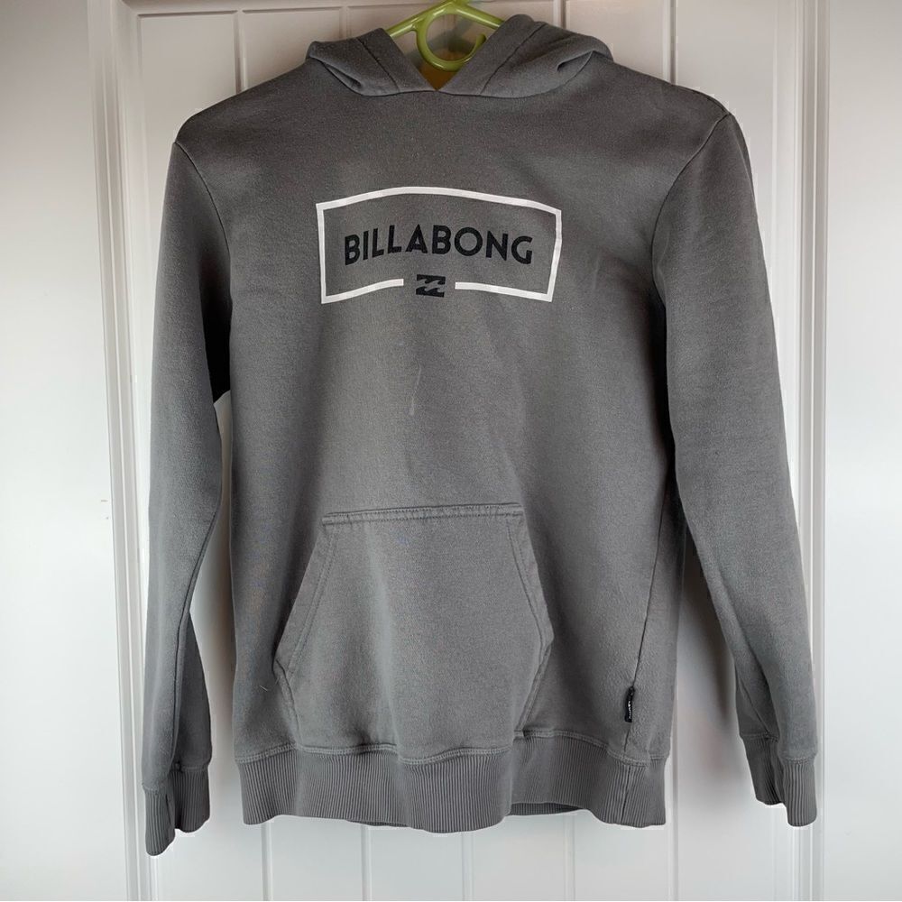 Gray billabong, hooded sweatshirt
